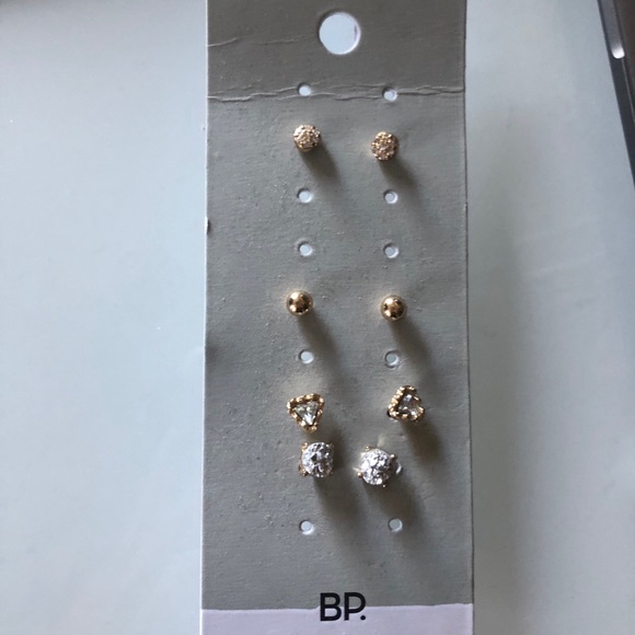 4 BP Stud Earrings